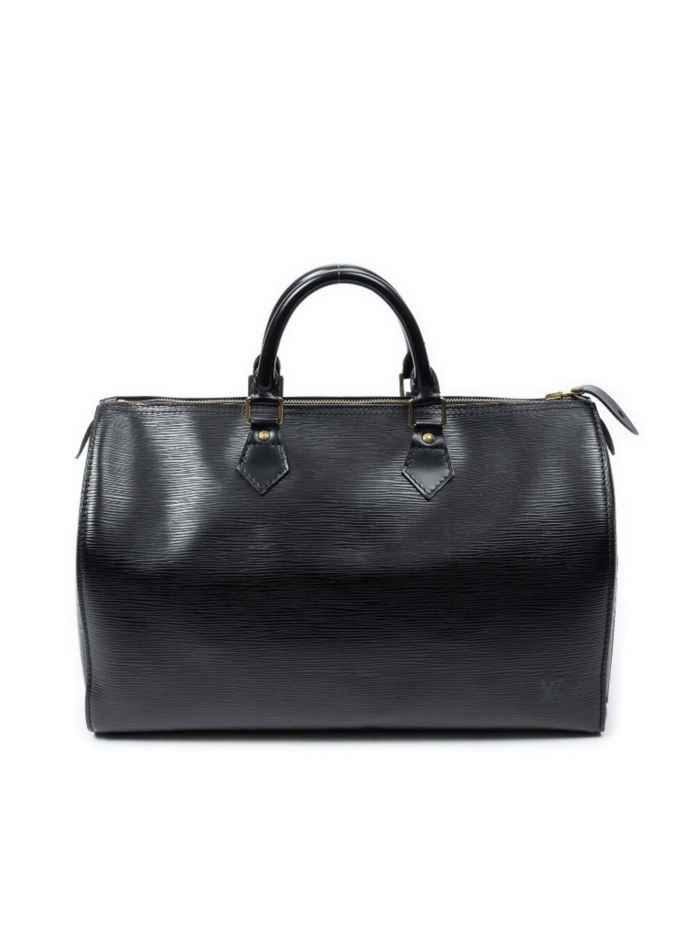 Louis Vuitton Speedy Black Epi Handbag